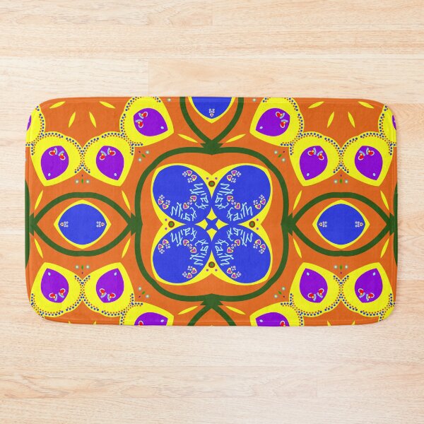 Item preview, Vibrant Orange and Yellow Faith Mandala Pattern designed and sold by Tinsleybluebell.