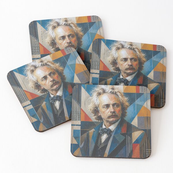 Item preview, Edvard Grieg Norwegian composer and pianist painting. designed and sold by GalleryKauffeld.