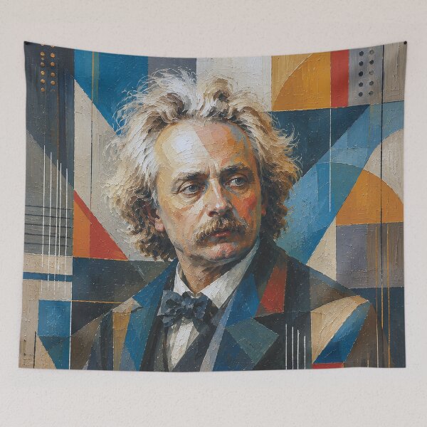 Item preview, Edvard Grieg Norwegian composer and pianist painting. designed and sold by GalleryKauffeld.