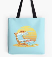 WAVE ON THE BEACH Tote Bag
