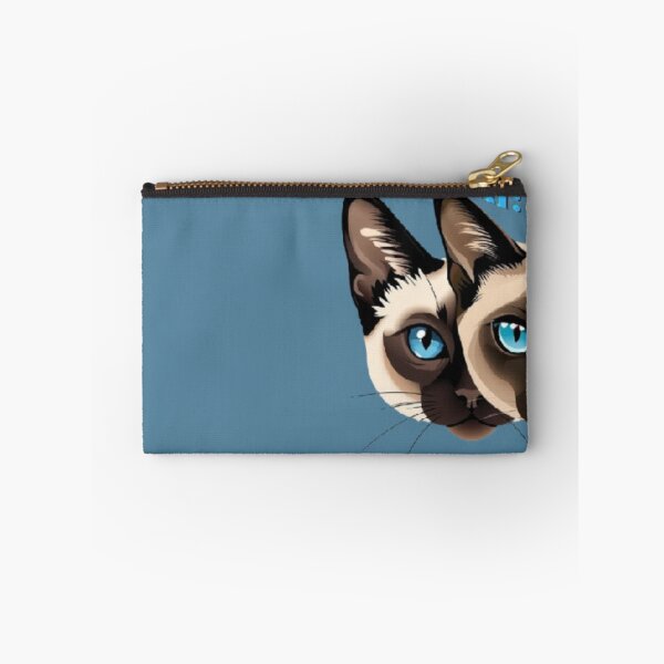 Item preview, Siamese Cat Royal Majesty Cute Blue Eyed Twin Felines. designed and sold by hoodiehood.