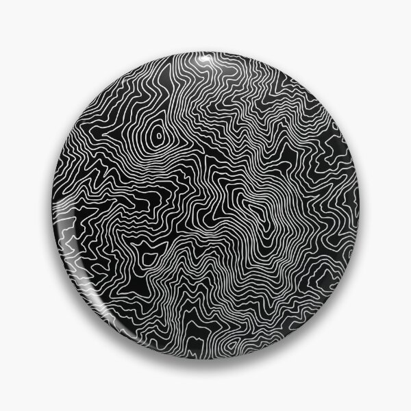 Item preview, Black & White Blood Mountain Topography designed and sold by Mountain Bound Designs.
