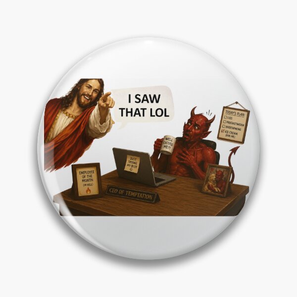 Item preview, jesus i saw that lol meme  designed and sold by PatternFly.