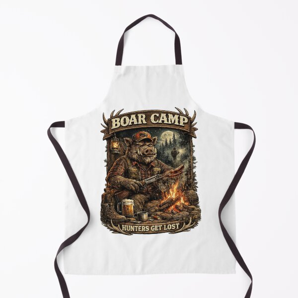 Item preview, Boar Camp – Hunters Get Lost designed and sold by C6S5M.