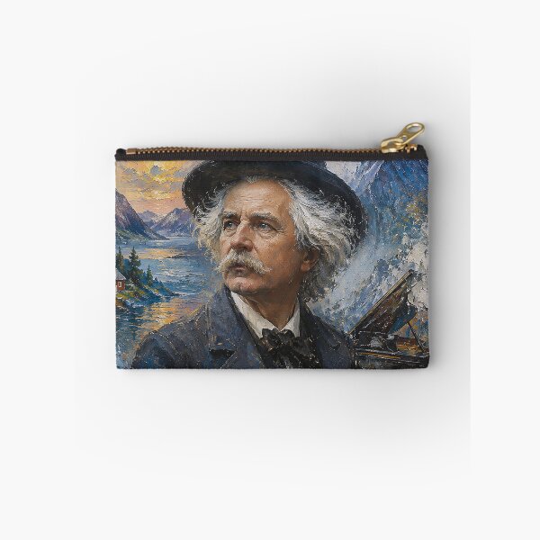 Aperçu de l'œuvre Edvard Grieg, compositeur et pianiste norvégien, peintre. créée et vendue par GalleryKauffeld.