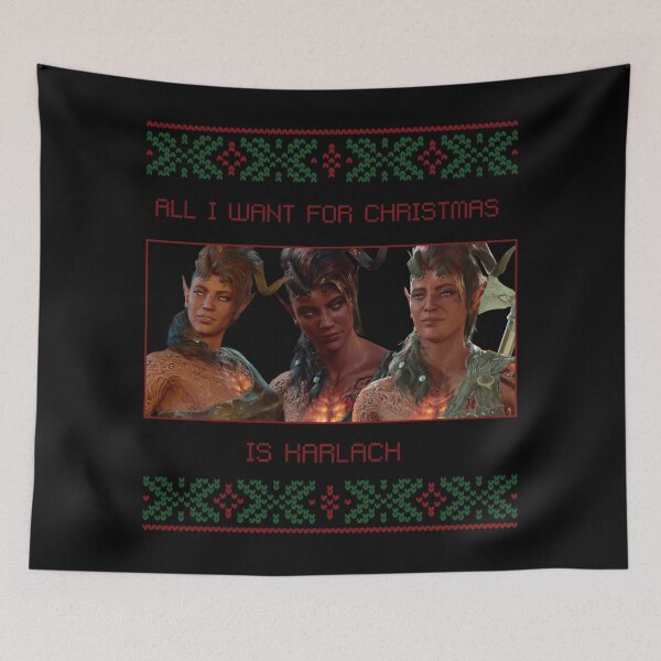 Item preview, Xmas Karlach Ugly Sweater/ Shirt designed and sold by LatinoGeekShop.
