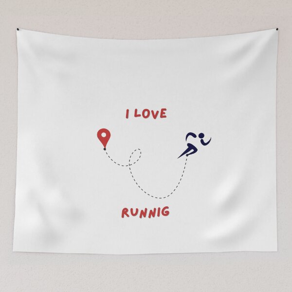 Item preview, I love running  designed and sold by Tshirtmania4you.