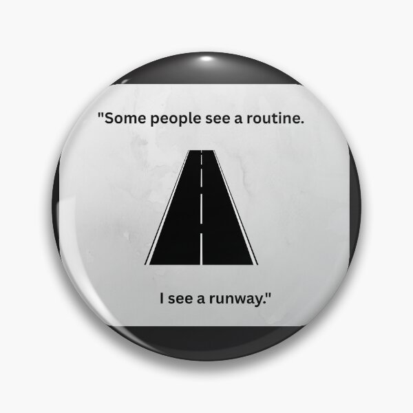Item preview, From routine to runway - take off with you goal  designed and sold by Ninetowhy.