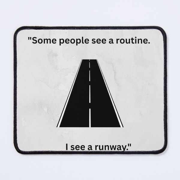 Item preview, From routine to runway - take off with you goal  designed and sold by Ninetowhy.