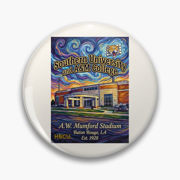 Item preview, Post-Impressionist Southern University Stadium Energy Graphic designed and sold by EvergreenPark - Tee Studio.