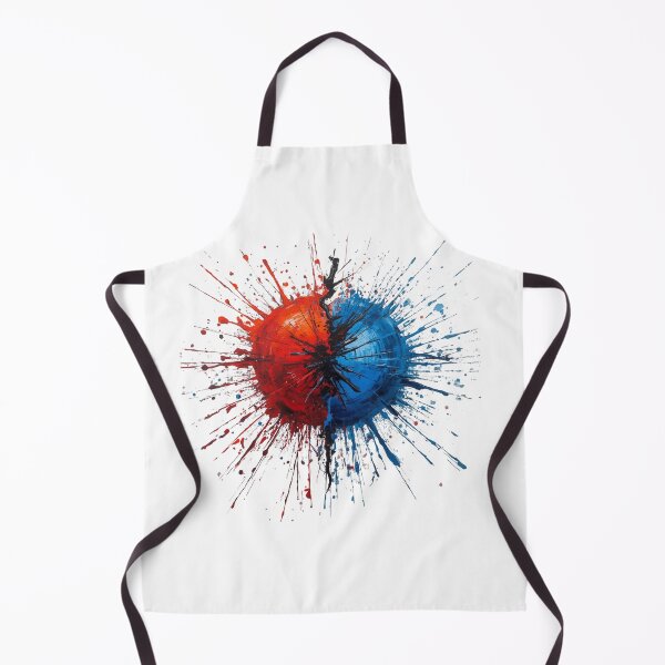 Item preview, Adversarial | Red vs Blue | Abstract Energy Collision Graphic T-Shirt designed and sold by Vvmd.