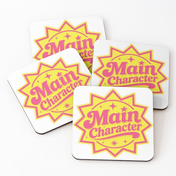 Item preview, Main Character Badge Funny Gen Z Aesthetic Sticker designed and sold by Potatoxzari.