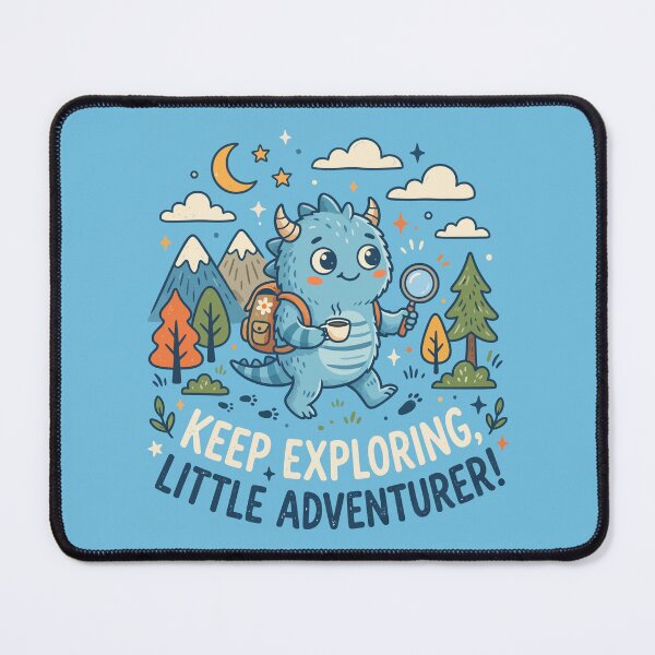 Item preview, Cute Little Monster Adventurer Keep Exploring designed and sold by Amir Faysal.