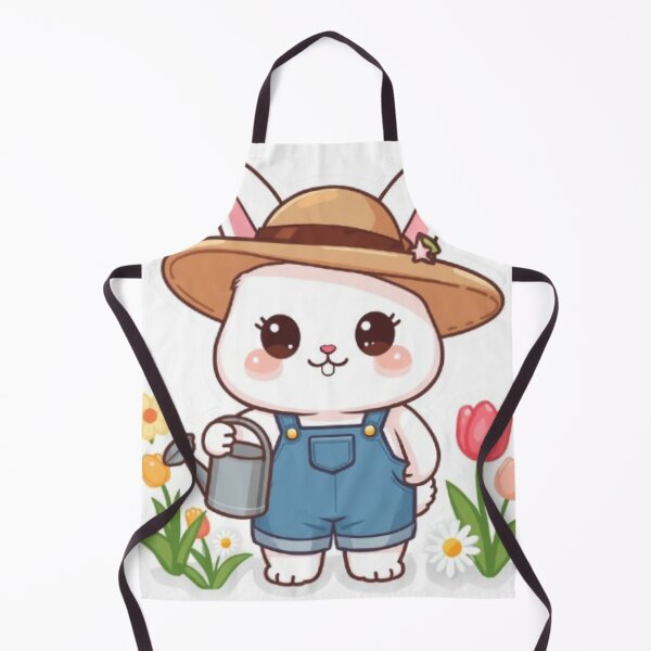 Item preview, Cute Gardening Bunny Kawaii Sticker | Adorable Flower Rabbit designed and sold by Stylestickers55.