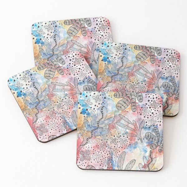 Item preview, Floating Leaves designed and sold by Color Splash Creations.