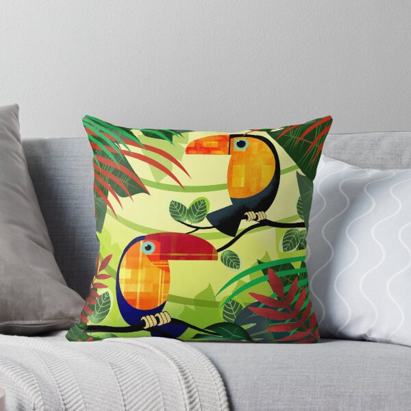 Item preview, Colourful Toucans in Jungle designed and sold by Andrew  Hitchen.