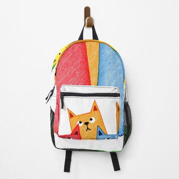 Item preview, A Group of Colourful Cats designed and sold by hinomaru.