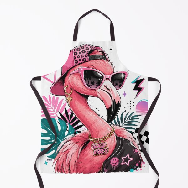 Item preview, Trendy Flamingo Good Vibes designed and sold by godigitalmedia.