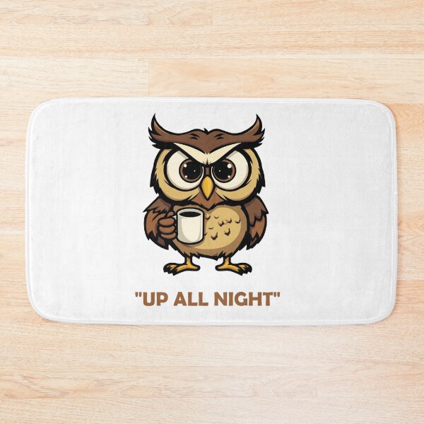 Item preview, Night Owl Sleeping Coffee Retro designed and sold by TheAkyolStudio.