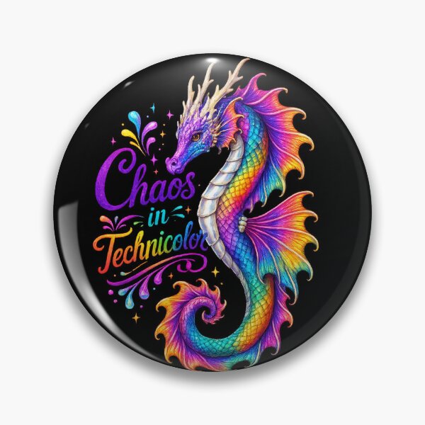 Item preview, Sea Dragon - Chaos In Technicolor designed and sold by EMBERFLOWARTWORKS.