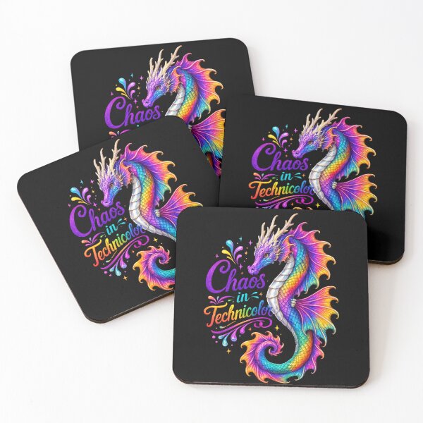 Item preview, Sea Dragon - Chaos In Technicolor designed and sold by EMBERFLOWARTWORKS.