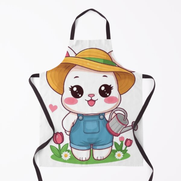Item preview, Kawaii Garden Bunny Sticker | Cute Chibi Rabbit Gift designed and sold by Stylestickers55.