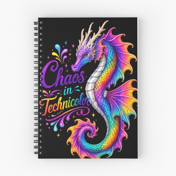Item preview, Sea Dragon - Chaos In Technicolor designed and sold by EMBERFLOWARTWORKS.