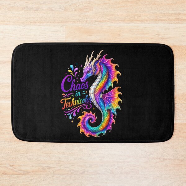 Item preview, Sea Dragon - Chaos In Technicolor designed and sold by EMBERFLOWARTWORKS.