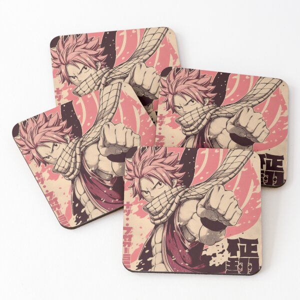 Item preview, Natsu Duotone Soft Pink  designed and sold by AnimeArsenalPrints.