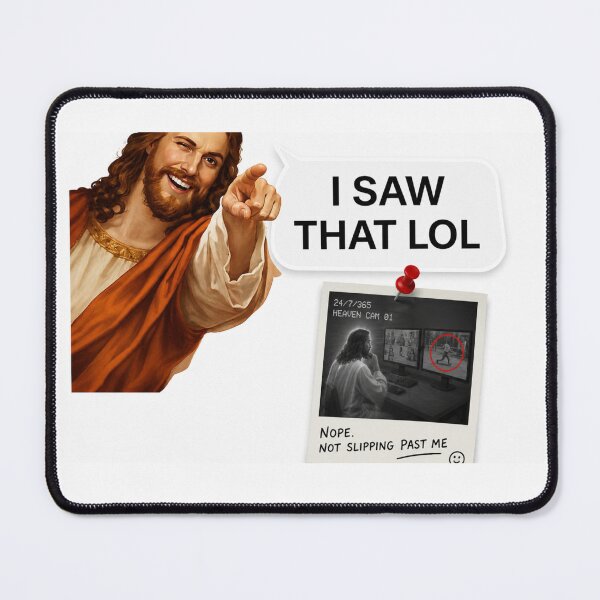 Item preview, jesus i saw that lol meme  designed and sold by PatternFly.