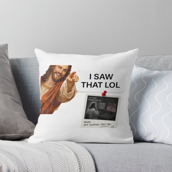Item preview, jesus i saw that lol meme  designed and sold by PatternFly.
