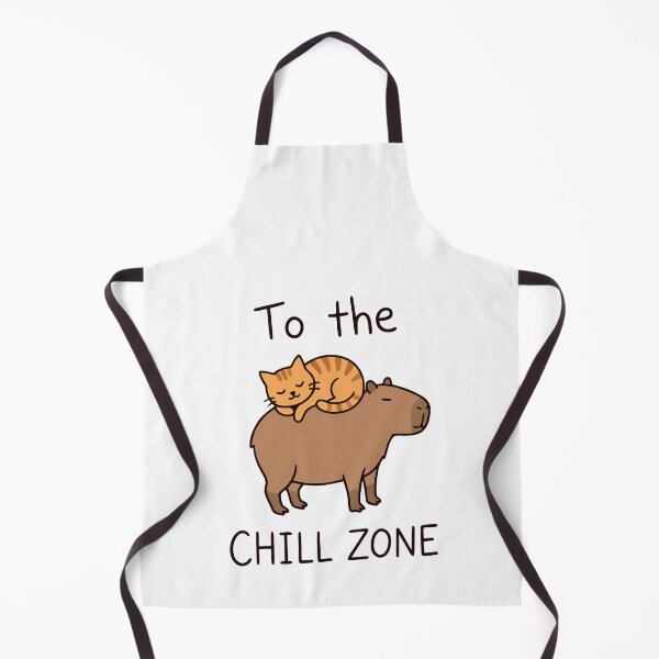 Item preview, Cute Cat Sleeping On Capybara Chill Zone designed and sold by Amir Faysal.