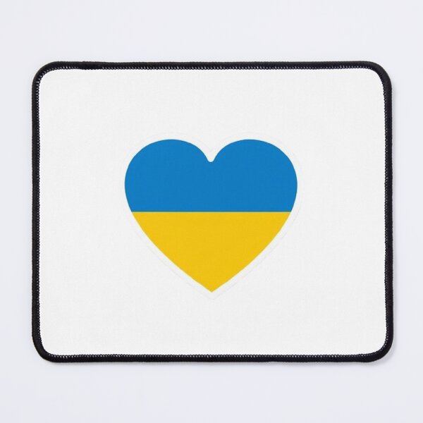 Item preview, Free Ukraine Heart Solidarity Sticker designed and sold by Potatoxzari.