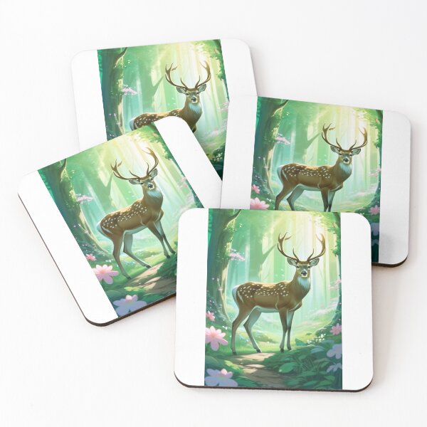 Item preview, Animals - Peaceful Deer, Fairytale Atmosphere and Serenity designed and sold by DoodyPets.