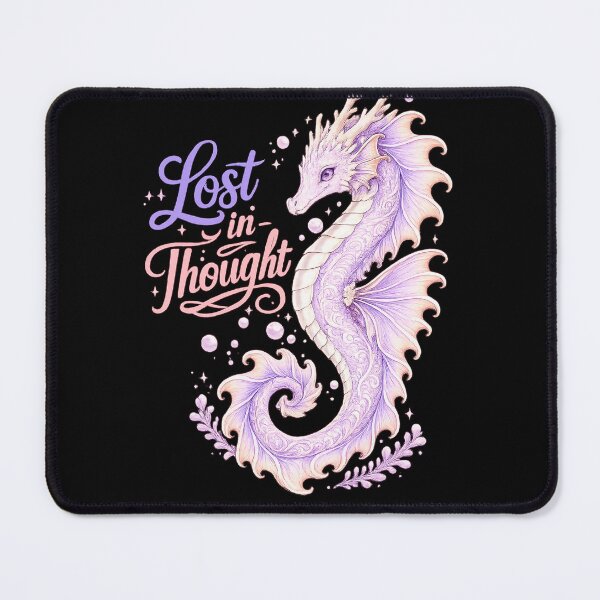 Item preview, Sea Dragon - Lost in Thought designed and sold by EMBERFLOWARTWORKS.