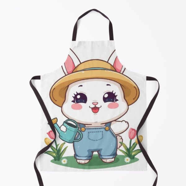 Item preview, Cute Bunny Gardening | Kawaii Rabbit Sticker designed and sold by Stylestickers55.