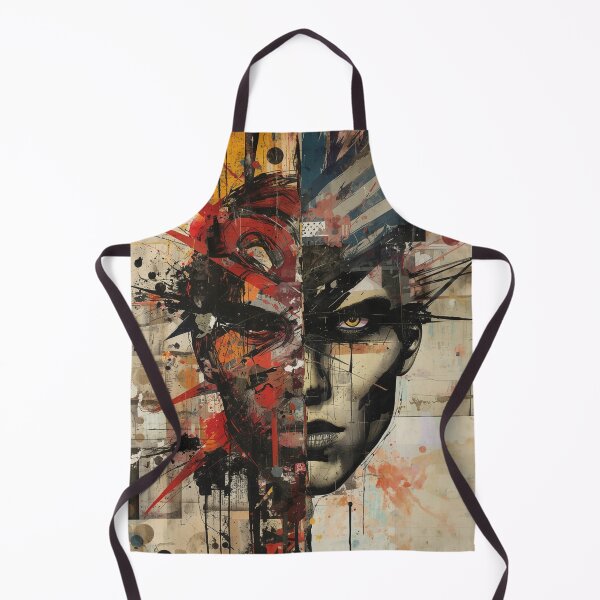 Item preview, Adversarial | Split Identity | Abstract AI & Cyberpunk Graphic T-Shirt designed and sold by Vvmd.