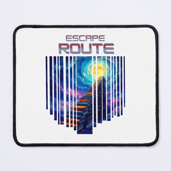 Item preview, Escape Route Cosmic Book Staircase Fantasy Art designed and sold by Miheerala.