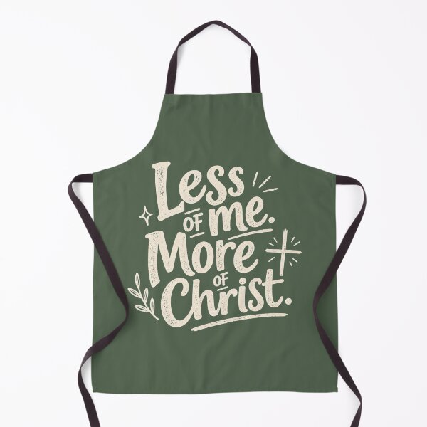 Item preview, Less of me. More of Christ. | Christian design in clear lettering designed and sold by Crown&Cross.