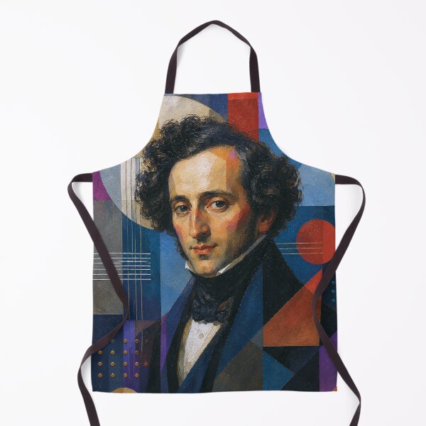 Item preview, Felix Mendelssohn, German composer and pianist painting. designed and sold by GalleryKauffeld.