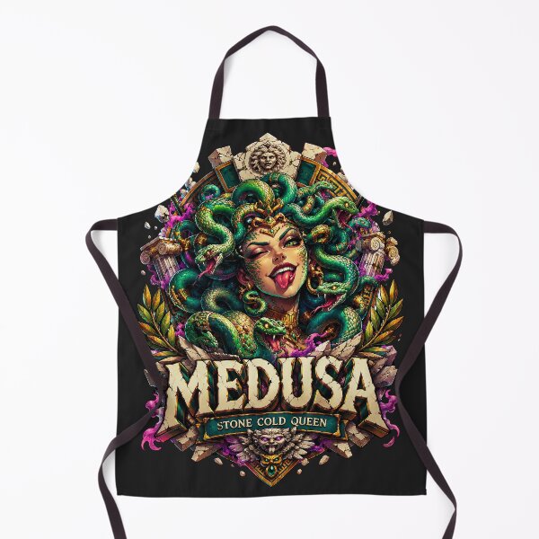 Item preview, Medusa, Queen of Stone, Among Emerald Serpents designed and sold by MarlicShop.