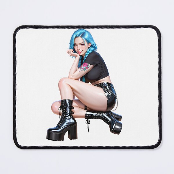 Item preview, Blue Hair Alt Girl in Chunky Boots designed and sold by 0Assult0.