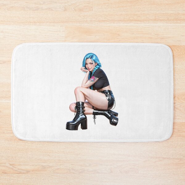 Item preview, Blue Hair Alt Girl in Chunky Boots designed and sold by 0Assult0.