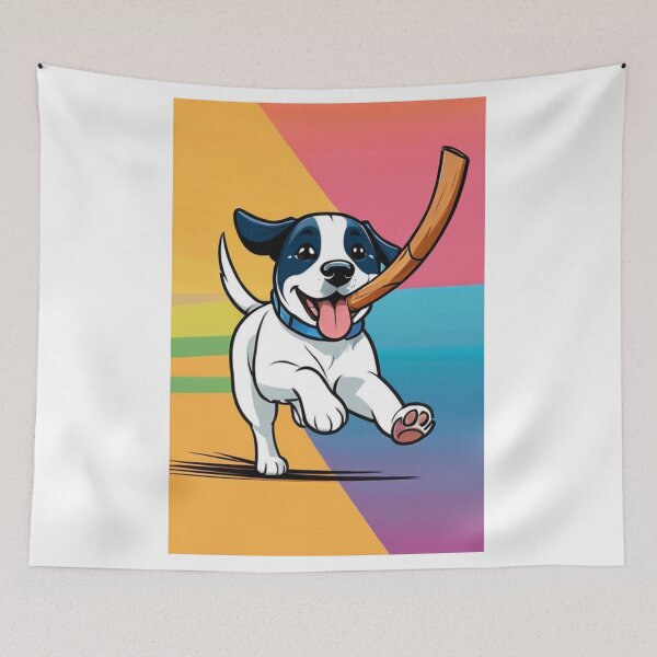 Item preview, Animals - Playful Mixed Breed, Dynamic and Cheerful Illustration designed and sold by DoodyPets.