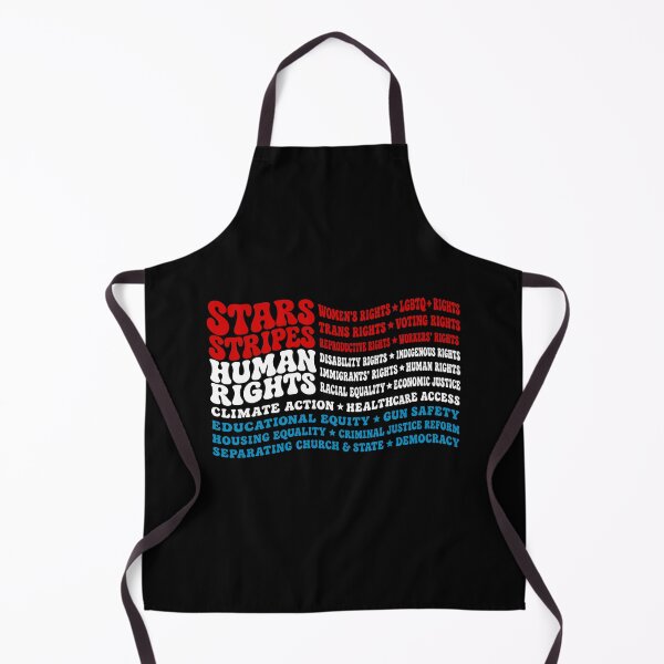 Item preview, Stars and Stripes and Human Rights Groovy Patriotic USA Flag, Cool Quote  designed and sold by BornBorn.