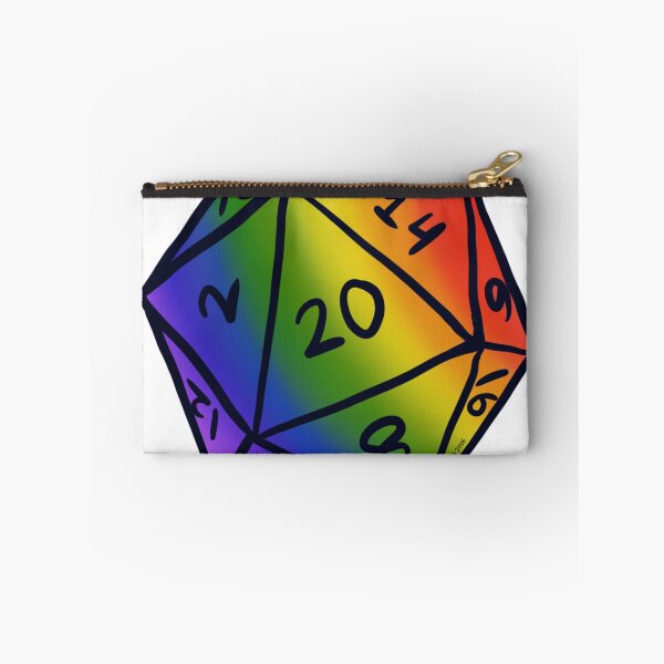 Item preview, Rainbow Pride LGBTQ+ DND D20 designed and sold by Cottagecore Crab .
