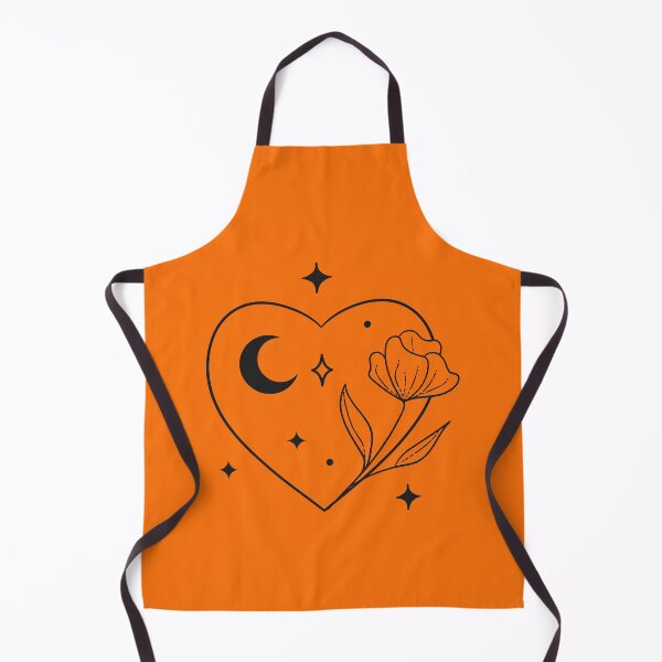 Item preview, Minimalist Celestial Heart Moon Rose Line Art designed and sold by SolutionsArt.