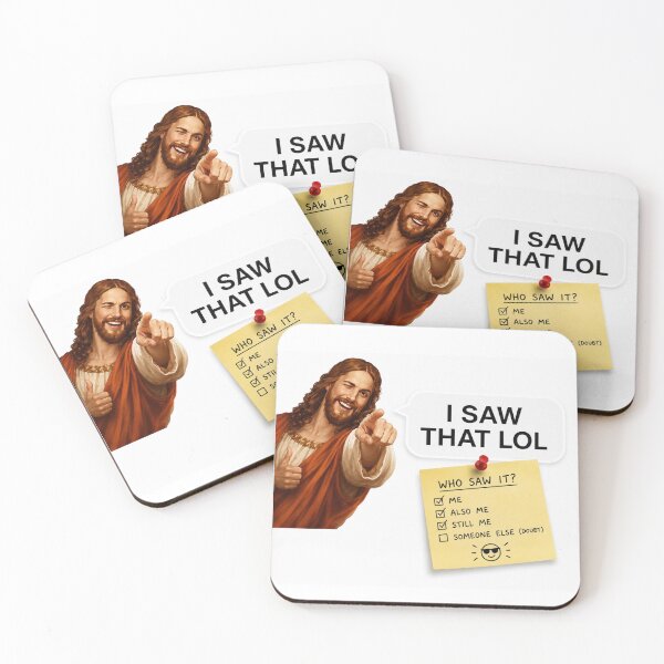 Item preview, jesus i saw that lol meme  designed and sold by PatternFly.