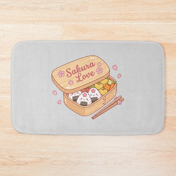 Item preview, Cute Sakura Love Bento Box: Kawaii Japanese Onigiri & Spring Picnic Lunch designed and sold by hattie's.