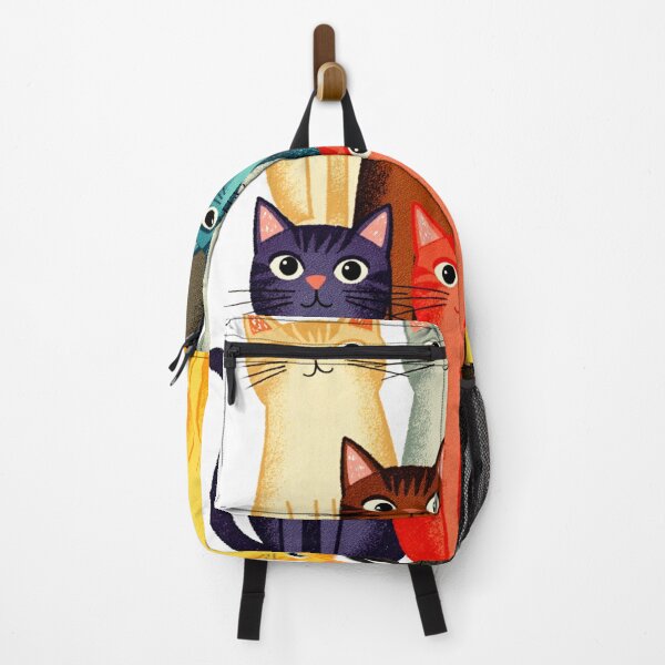 Item preview, A Clowder of Colourful Cats designed and sold by hinomaru.